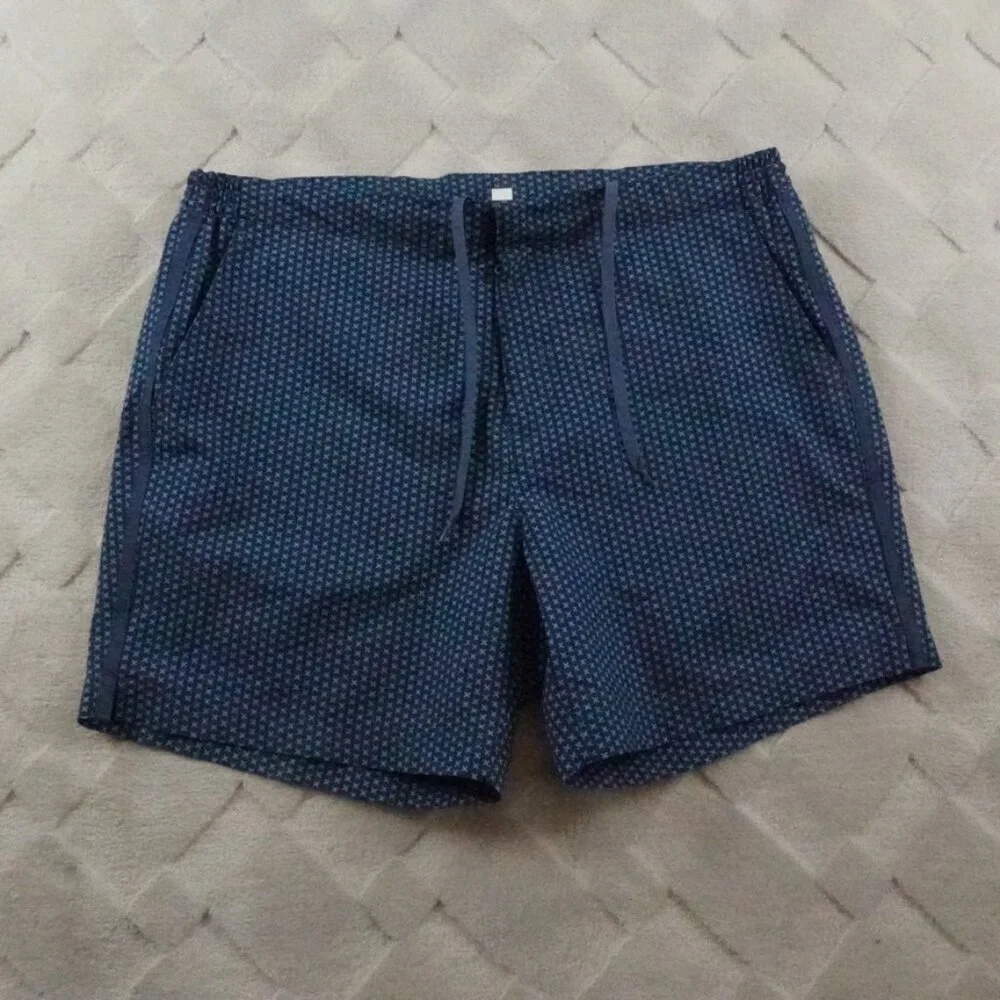 Fair Harbor Navy Blue Micro Dot Men’s Swim Hybrids